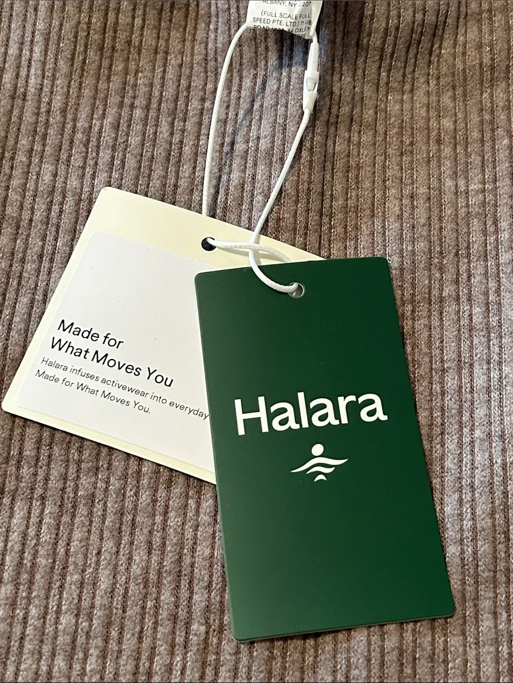 HALARA ribbed high